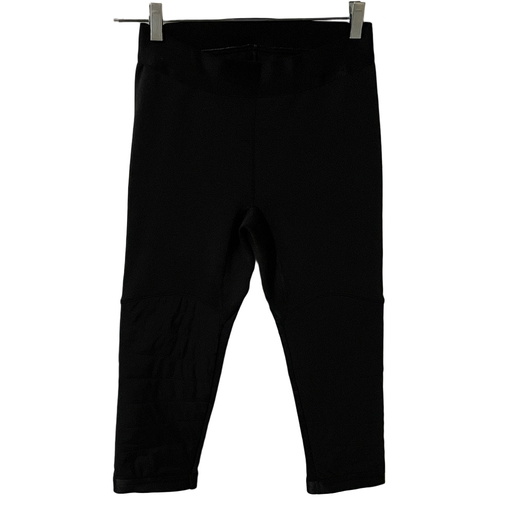 Black Yak Cropped Legging With Insulated Tush and Lower Leg Size XS